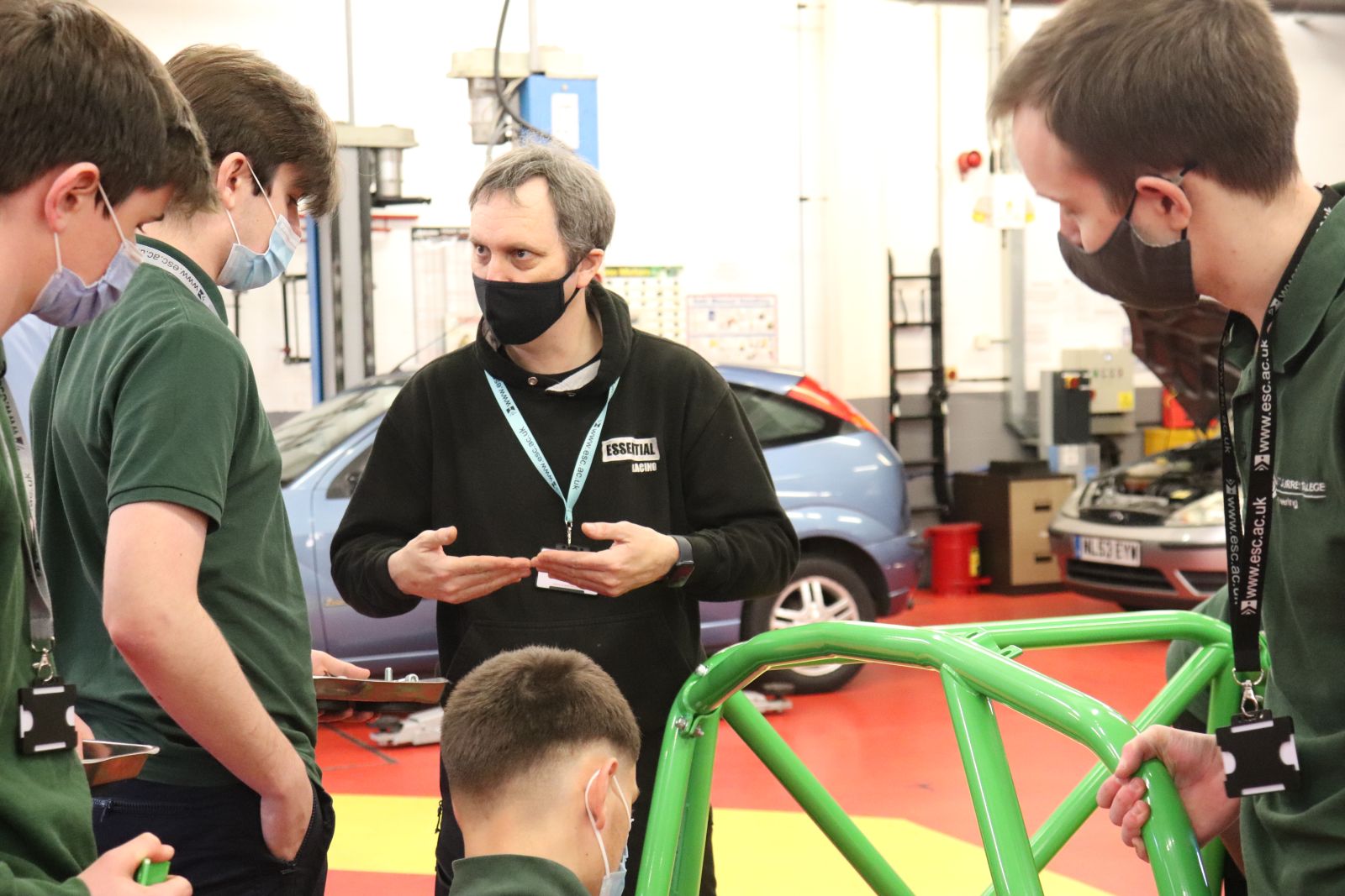 East Surrey College Motor Vehicle students take part in the Student Motorsport challenge