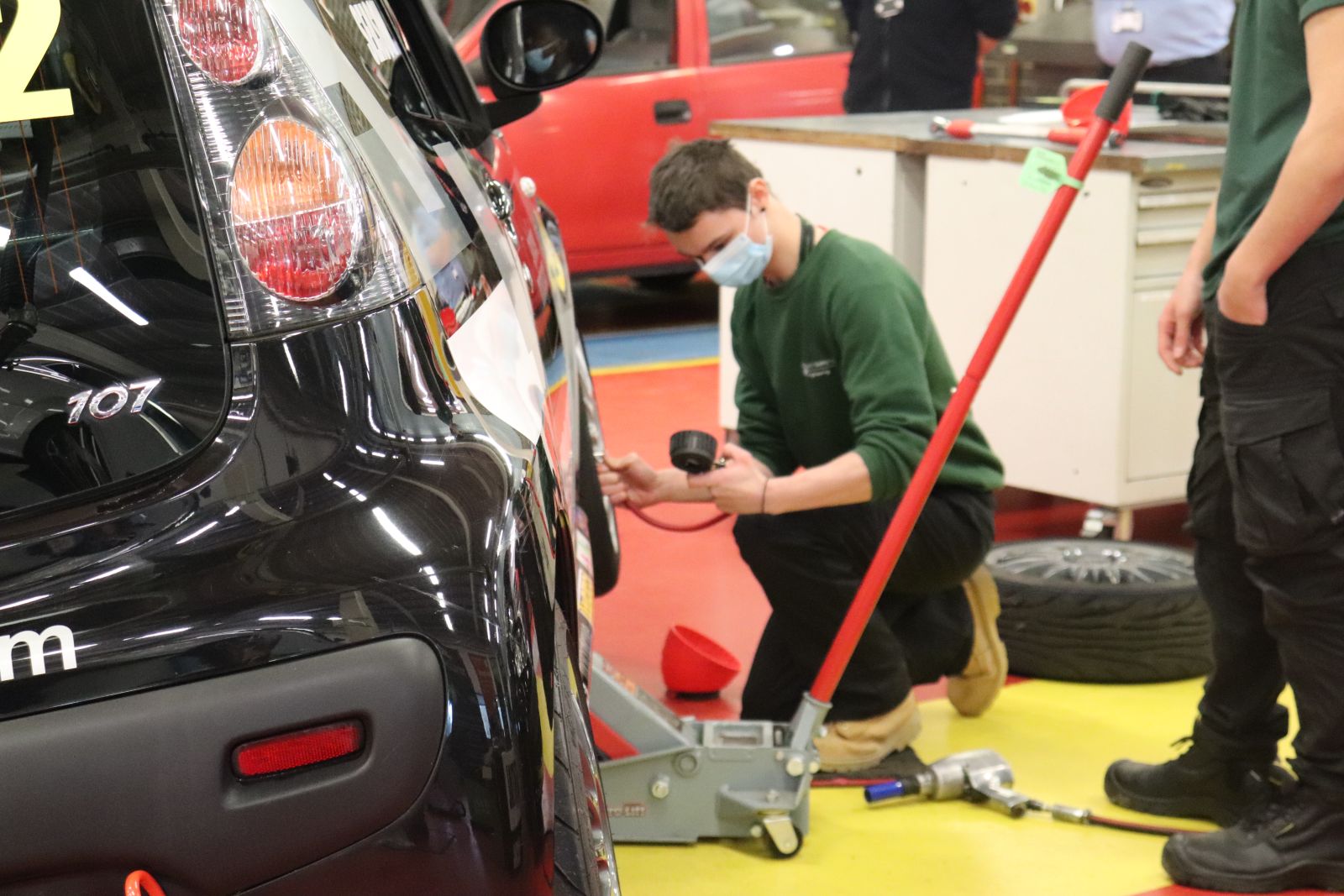 East Surrey College Motor Vehicle students take part in the Student Motorsport challenge