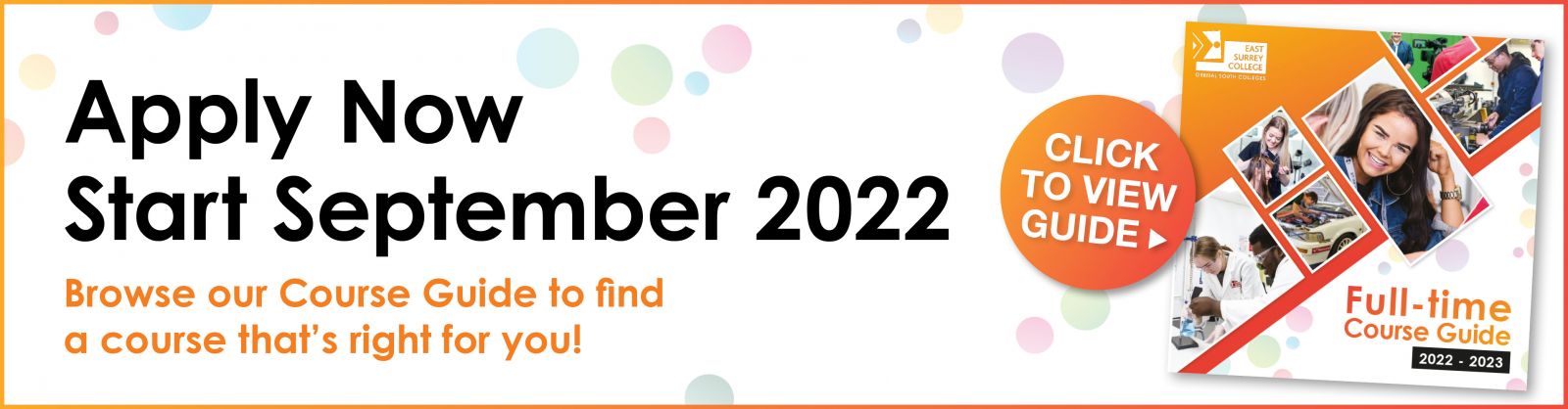 Browse the Full-timme 2022-2023 course guide