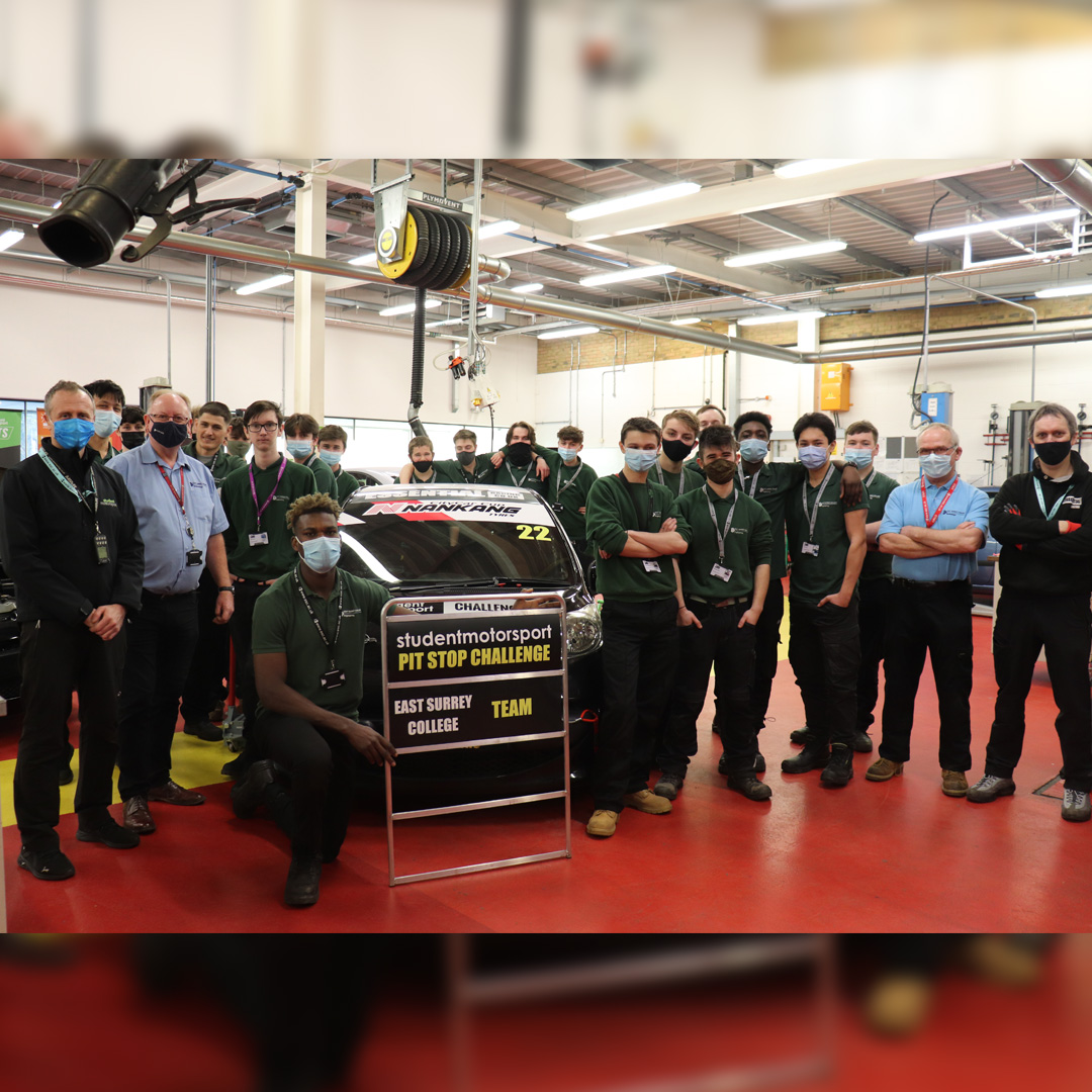 Motorsports Students at East Surrey College take part in the Student Motorsport Challenge