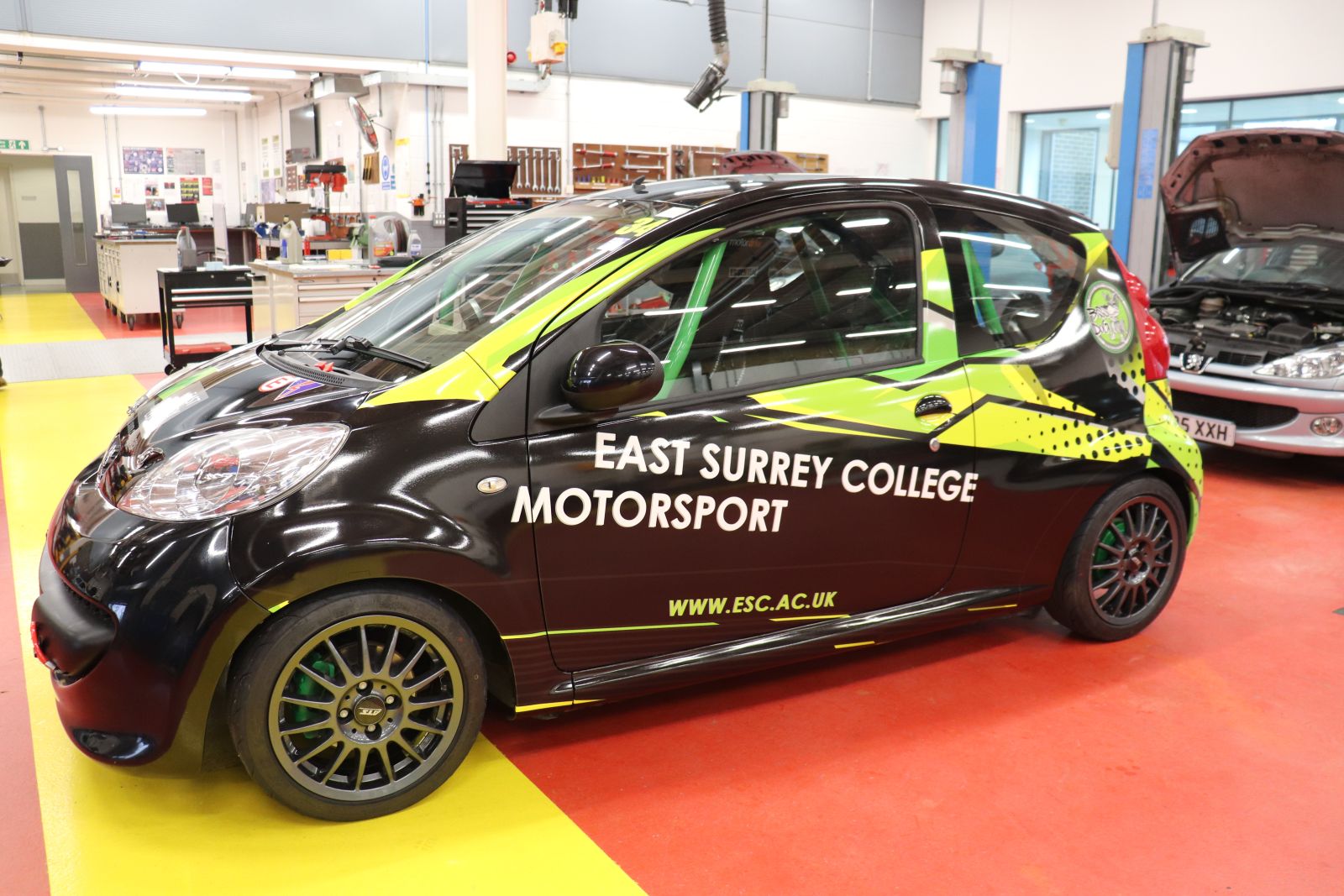 East Surrey College Motorsport Car taken 6 April 2022