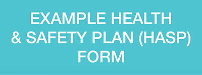 Example Health & Safety Plan (HASP) Form