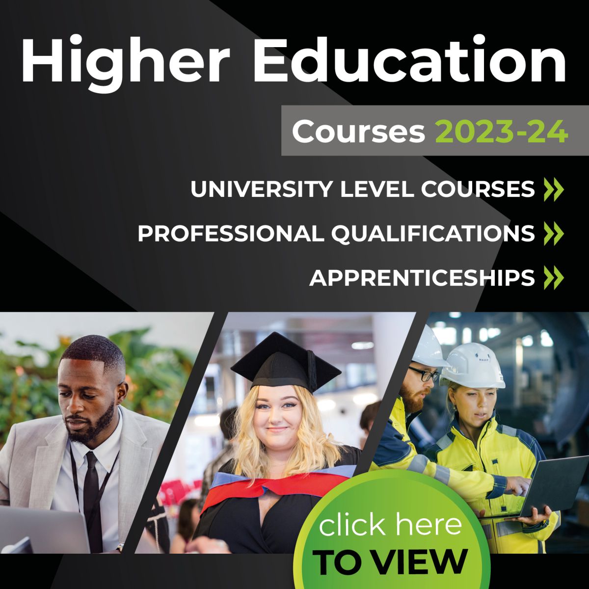 Higher education courses - click to view