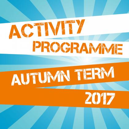  Activity Programme Autumn 2017