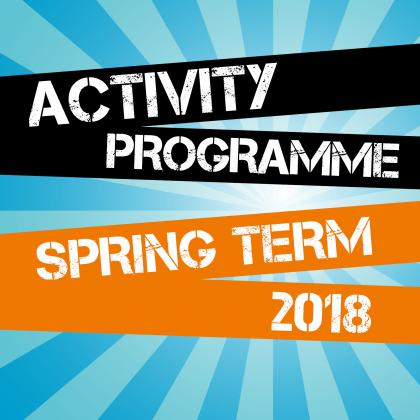 Activity Planner Spring 2018