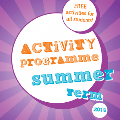 Summer Term Activity Programme