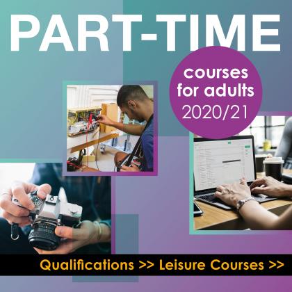 New Adult Part-time Courses Launched for 2020-21!