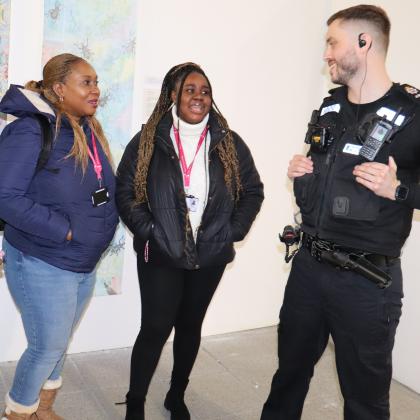 ESC students engage with Surrey Police Neighbourhood Team
