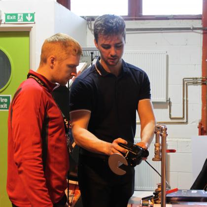 Grundfos showcase products to Plumbing students