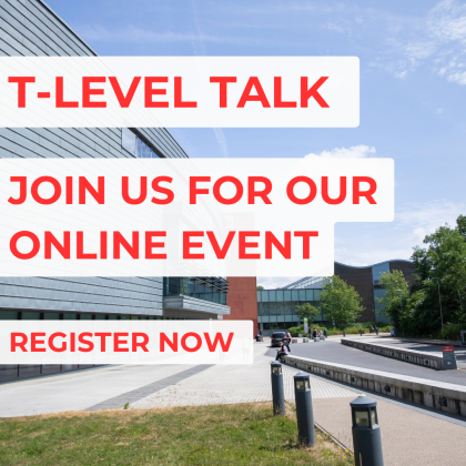 T Level Talk: Online Presentation - 08 Feb 2024, 5:30pm - 6:30pm