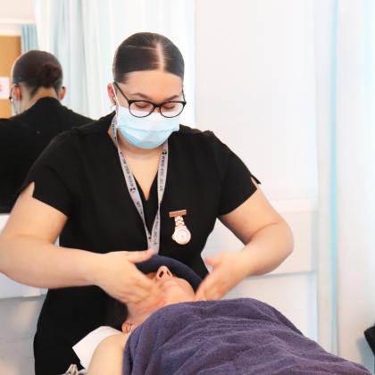 Beauty Therapy Students Provide Free Massages for NHS Staff