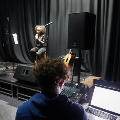 Sound & Music Production Level 2 students take centre stage