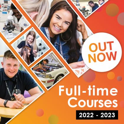 NEW Full-time courses for 2022-2023