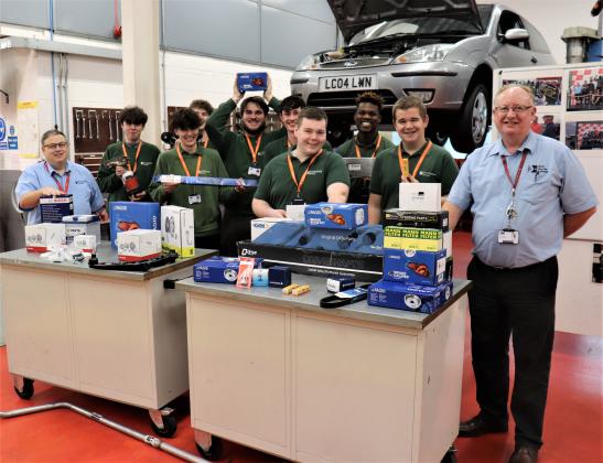 Motorsports Team receives generous donation from Euro Car Parts
