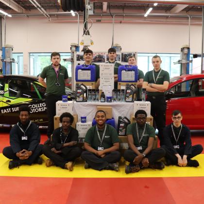 Motor Vehicle Department Receives Huge Donation from Fuchs UK