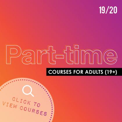 New Part-time Courses for 2019/20