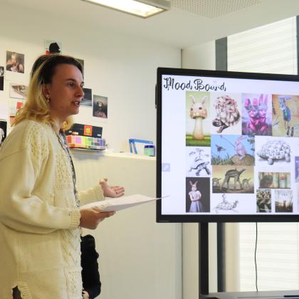 Art & Design Students Present to Experts
